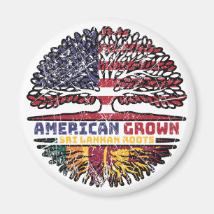 Sri Lanka Sri Lankas USA USA Förenta Stater Magnet