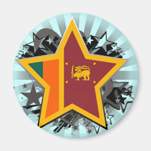 Sri Lanka stjärna Magnet