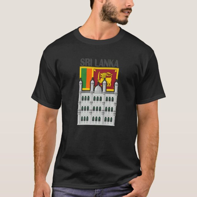 Sri Lanka T Shirt (Framsida)