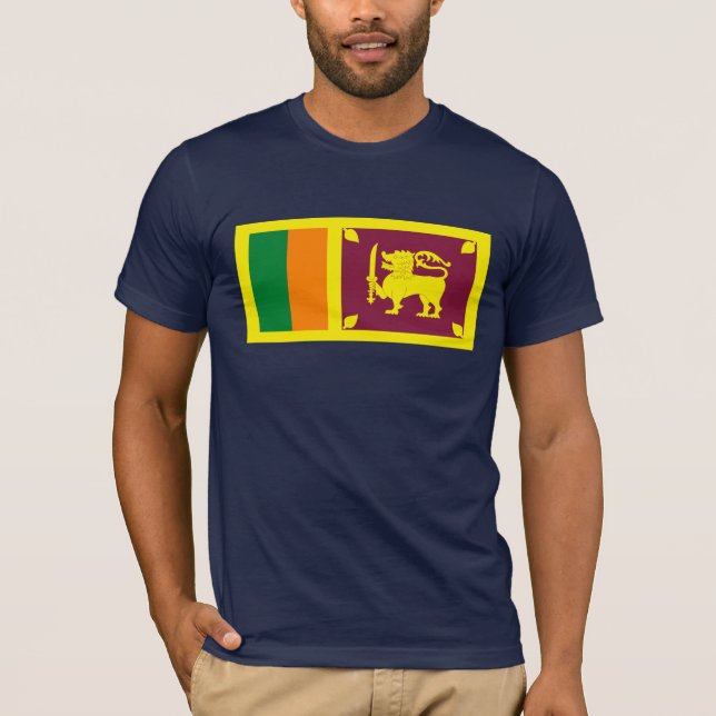 Sri Lanka T-tröja Tee (Framsida)