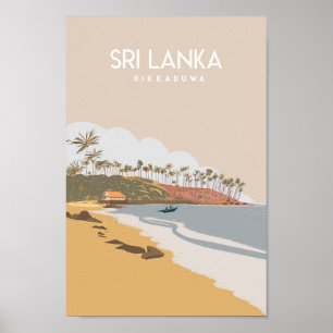 Sri lanka Travel-affisch Hikkaduwa Poster