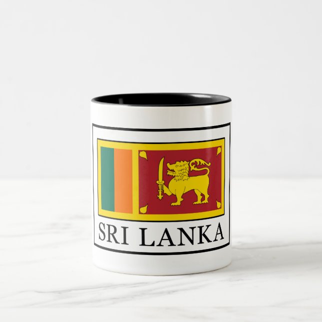 Sri Lanka Två-Tonad Mugg (Center)