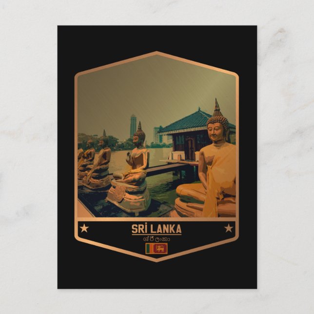 Sri Lanka Vykort (Framsida)