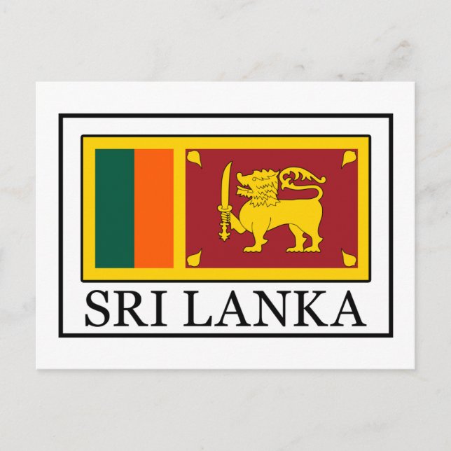 Sri Lanka Vykort (Framsida)