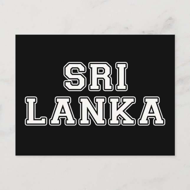 Sri Lanka Vykort (Framsida)