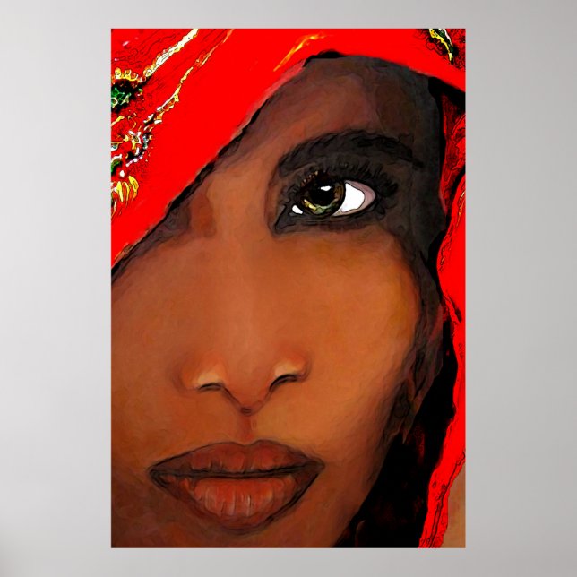 Sri Lanka Woman Poster (Framsidan)