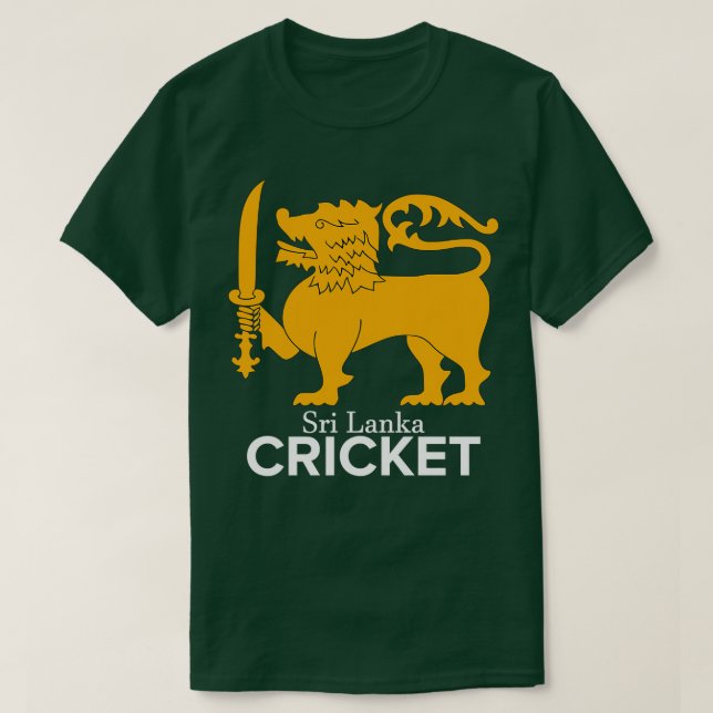 Sri Lankan Cricket Fläkt Desing T Shirt (Design framsida)