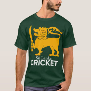 Sri Lankan Cricket Fläkt Desing T Shirt