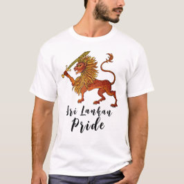 Sri Lankan flagga lejon T Shirt