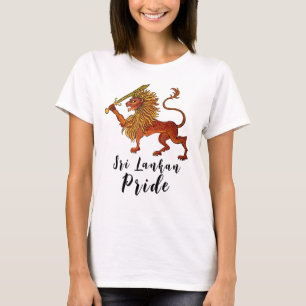 Sri Lankan flagga lejon T Shirt