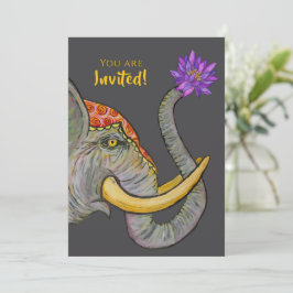 Sri Lankan Heritage Hand-målat Inbjudningar