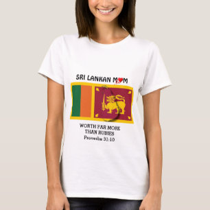 SRI LANKAN MAMMA   Mer än Rubies   PROVERBS 31 T Shirt