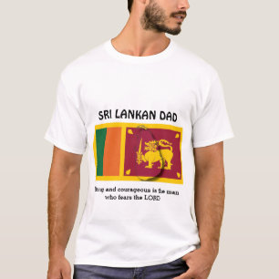 SRI LANKAN PAPPA  Starkt mod  Personlig T Shirt