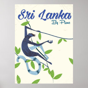 Sri Lankas apa vintage semester poster