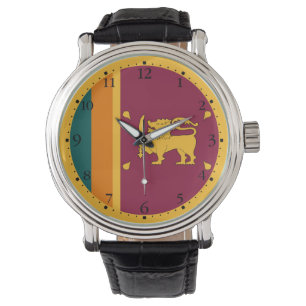 Sri Lankas flagga Armbandsur