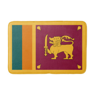 Sri Lankas flagga Badrumsmatta