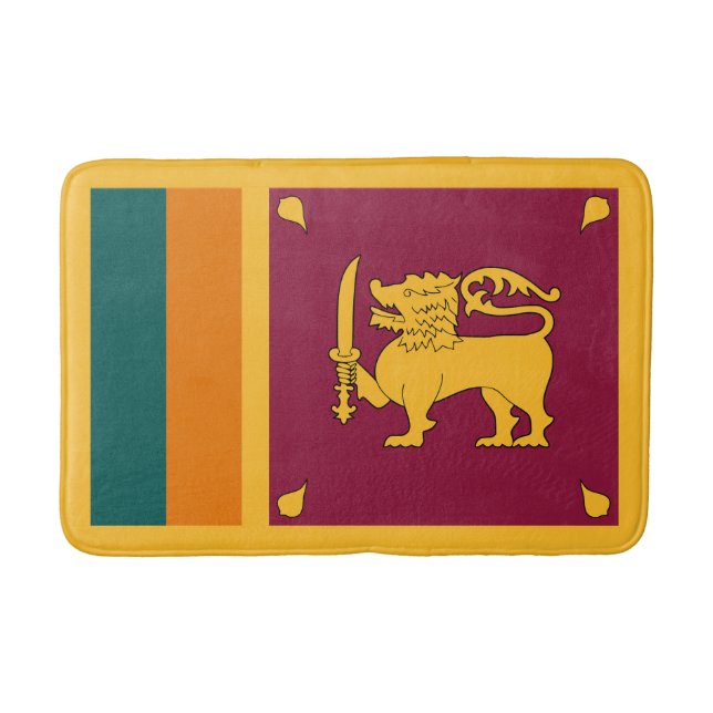 Sri Lankas flagga Badrumsmatta (Framsidan)