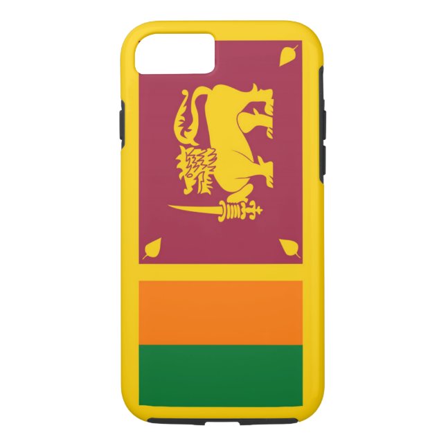 Sri Lankas flagga Case-Mate iPhone Skal (Baksida)