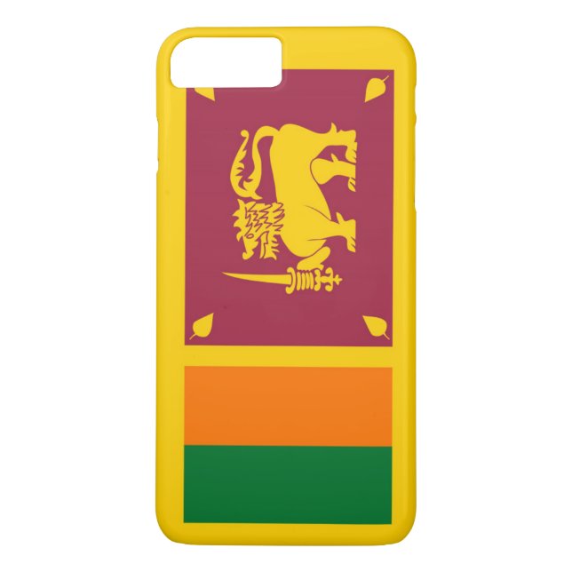 Sri Lankas flagga Case-Mate iPhone Skal (Baksida)