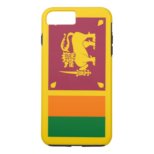 Sri Lankas flagga Case-Mate iPhone Skal (Baksida)