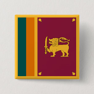 Sri Lankas flagga Knapp