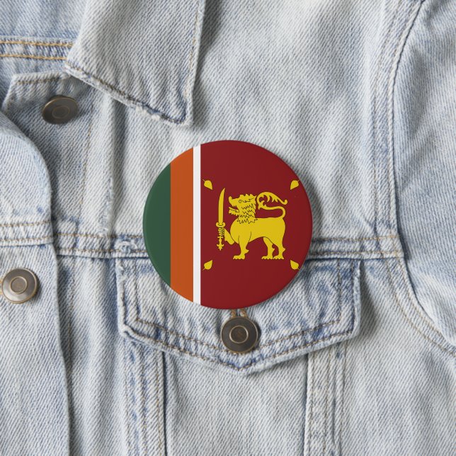 Sri Lankas flagga Knapp (In Situ)