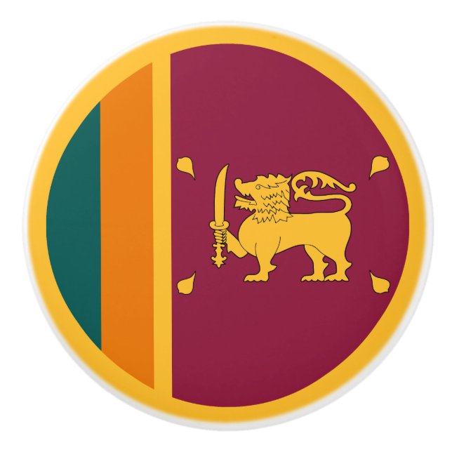 Sri Lankas flagga Knopp (Framsidan)