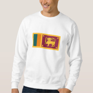 Sri Lankas flagga Lång Ärmad Tröja