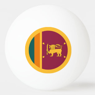 Sri Lankas flagga Pingisboll