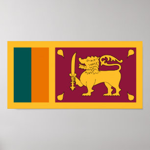 Sri Lankas flagga Poster