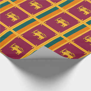 Sri Lankas flagga Presentpapper