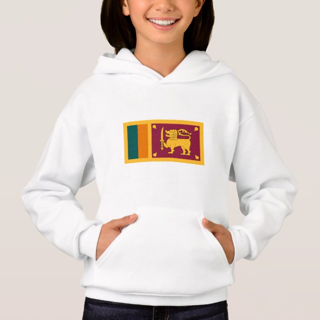 Sri Lankas flagga T Shirt (Framsida)
