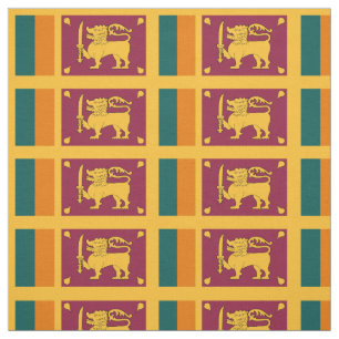 Sri Lankas flagga Tyg
