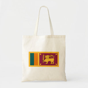 Sri Lankas flagga Tygkasse