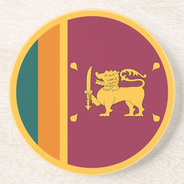 Sri Lankas flagga Underlägg (Framsidan)