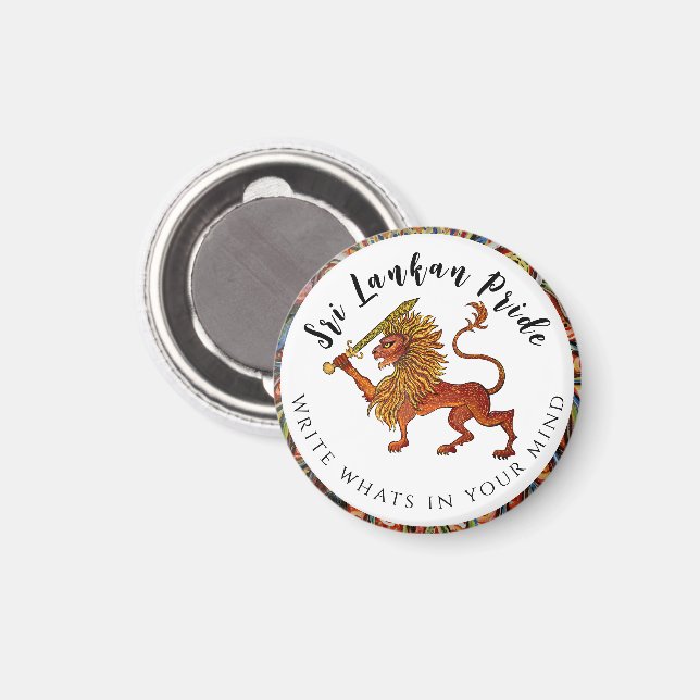 Sri Lankas inbjudan till Pride Magnet (Front/Back)
