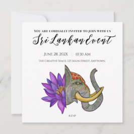 Sri Lankas konstnärliga design Spara Datumet