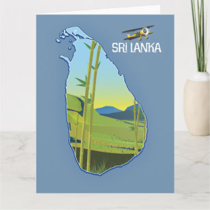 Sri Lankas resa karta Kort