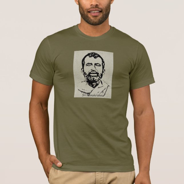 Sri Ramakrishna T-tröja Tee Shirt (Framsida)