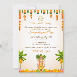 Sri Satyanarayan Katha-inbjudan Inbjudningar