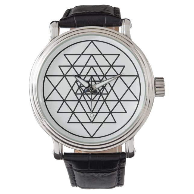 Sri Yantra Armbandsur (Framsida)