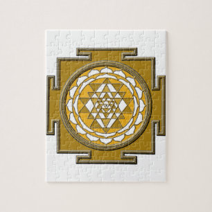 Sri Yantra brons Pussel