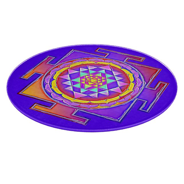 Sri Yantra - hinduistisk symboldesign 1 (Hörn)