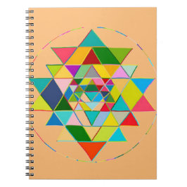 Sri Yantra Journal Anteckningsbok