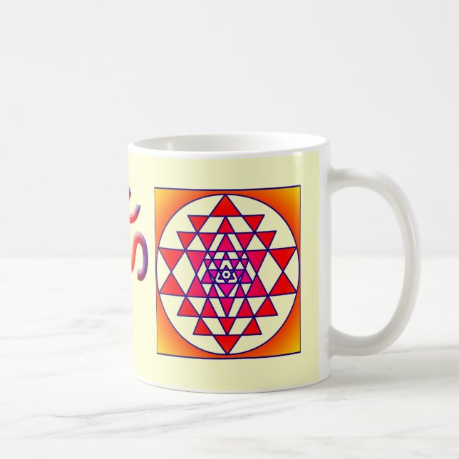 Sri Yantra Kaffemugg (Höger)