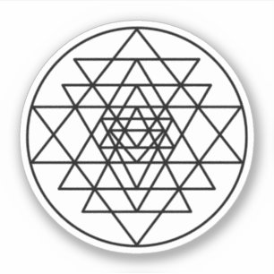 Sri Yantra Klistermärken