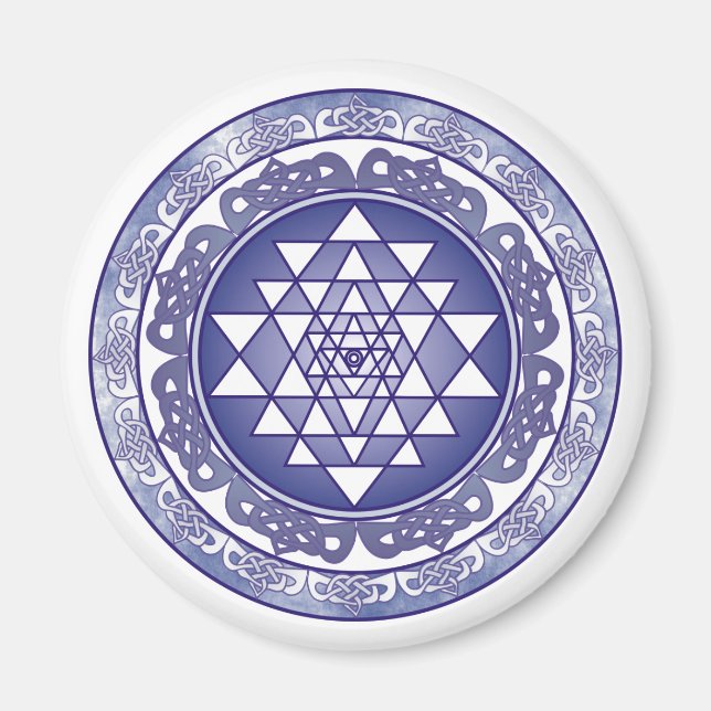 Sri Yantra Magnet (Framsidan)