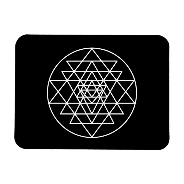 Sri Yantra Magnet (Horisontell)