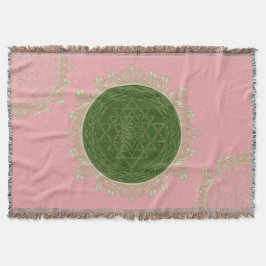Sri Yantra Mandala - Blanket Filt