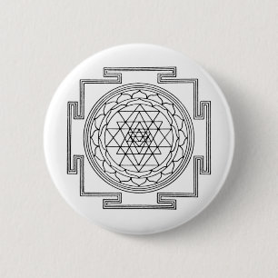 Sri Yantra Mandala Knapp